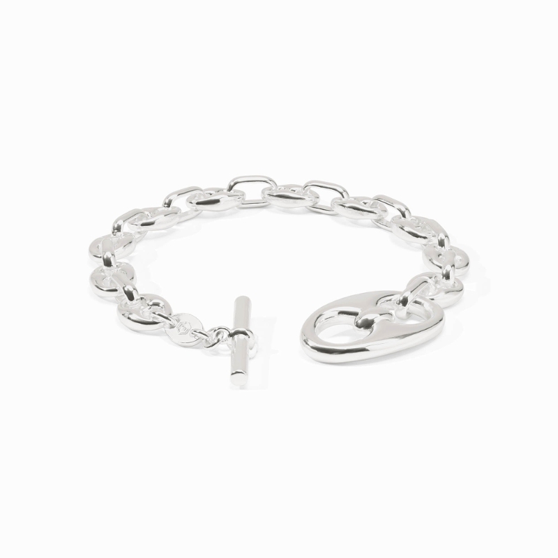 Julie Vos Silver Laguna Demi Link Bracelet