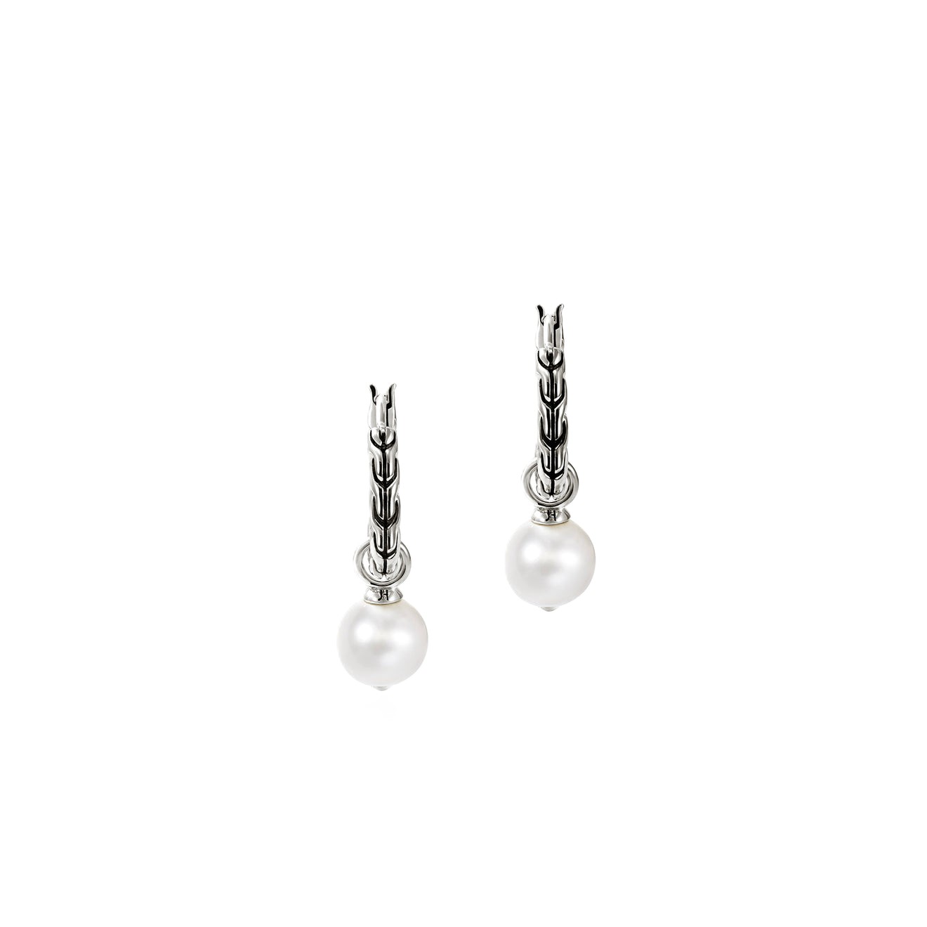 Essential Pearl Hoop Earrings