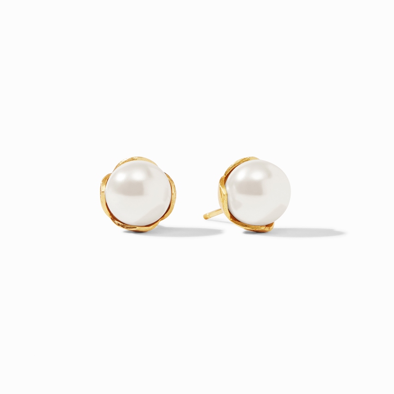 Julie Vos Penelope Medium Pearl Stud