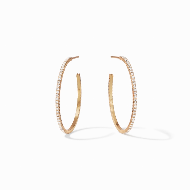 Julie Vos CZ Medium Windsor Hoops