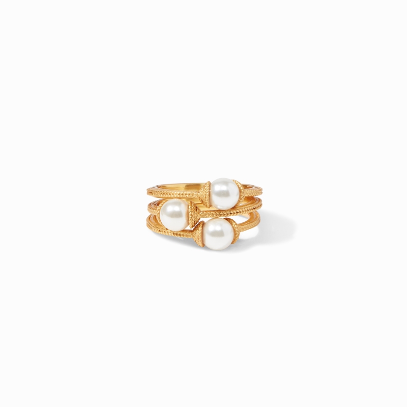 Julie Vos Pearl Trio Ring