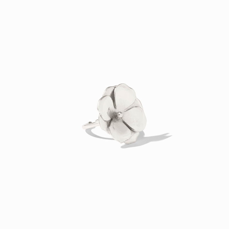 Julie Vos Silver Bloom Statement Ring